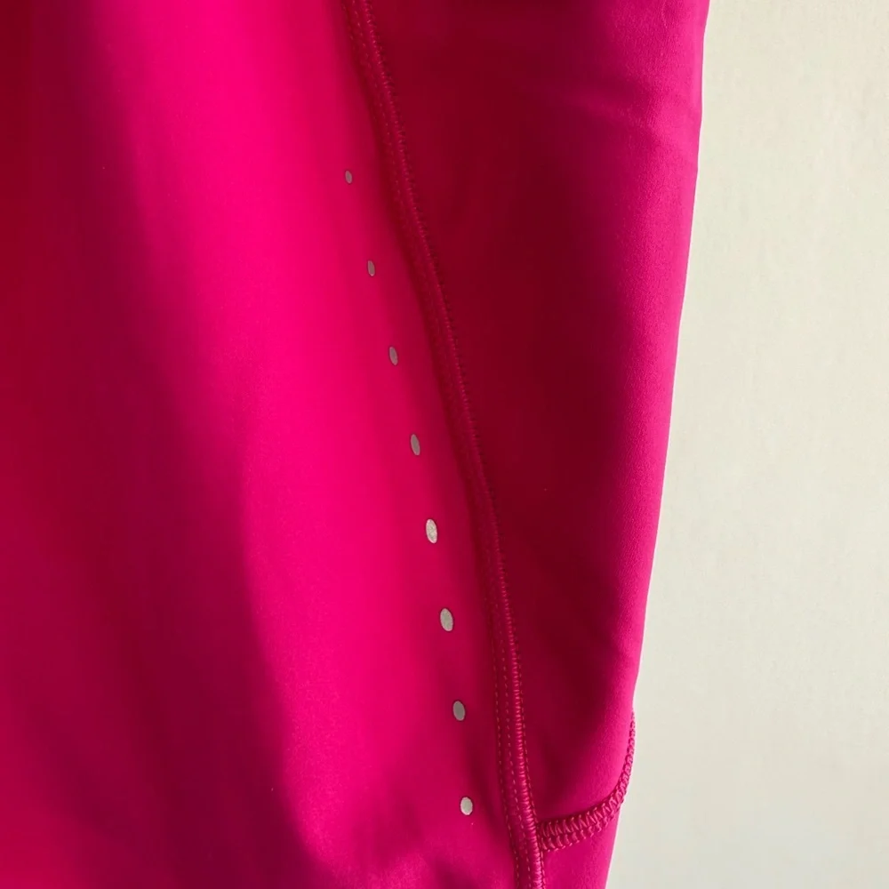 Lululemon Fast and Free High-Rise Short 6” Pockets Size 8 Pink NWT LW7CPPS